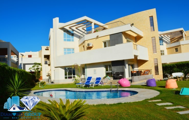 For sale a luxury villa with a private swimming pool, Alpha model, in the village of Marseilia Beach 4
